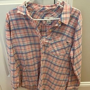 Brand new vineyard vines size 12 woman flannel